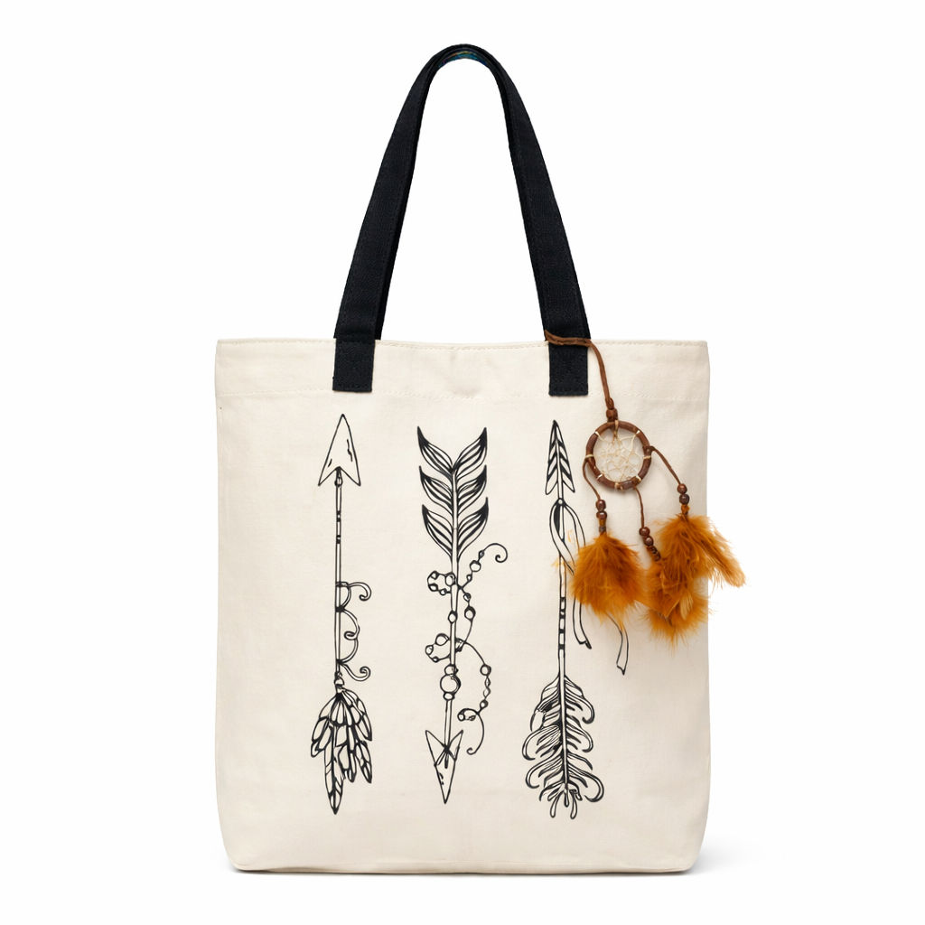 Cream Women Tote Bag - Stylish Eco-Friendly Accessory
